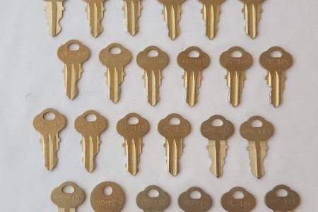 A Full Factory Set of Victor Vending Keys - KY007