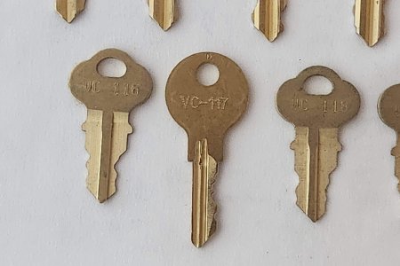 A Full Factory Set of Victor Vending Keys - KY007