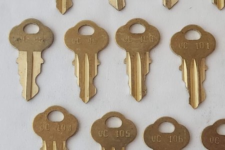 A Full Factory Set of Victor Vending Keys - KY007