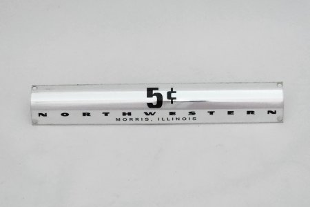 Northwestern 49 Front Metal Plate 5c - DC597
