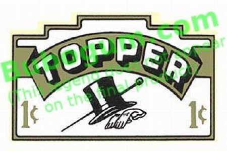 Victor Topper Hat & Cane 1c - DC017