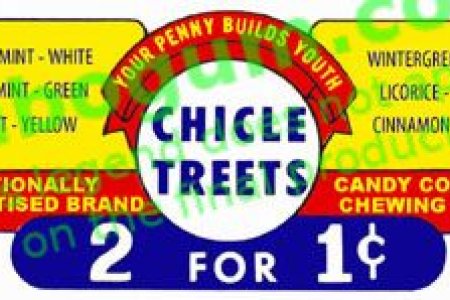 Chicle Treets  2 for 1c - DC022