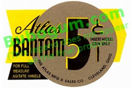 Atlas Bantam (Black and Gold)  5c - Two Sizes - DC112