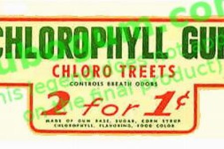 Chlorophyll Gum  2 for 1c - DC188
