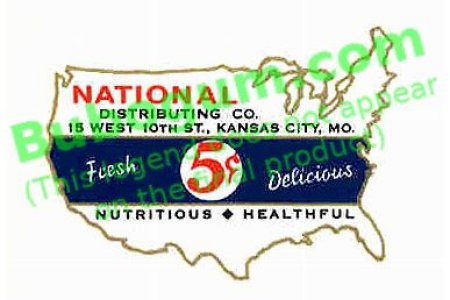 National Distributing Co  5c - DC193