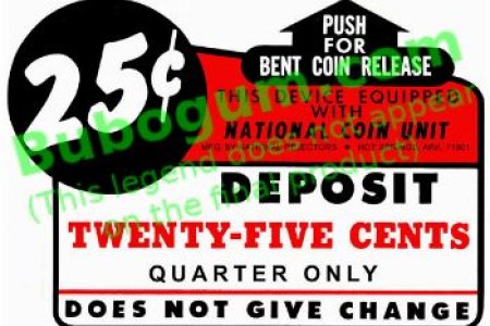 National Coin Unit Bent Coin Release  25c - DC244