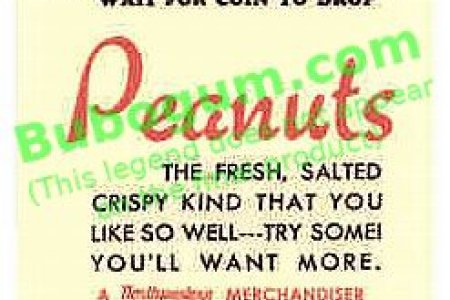 Northwestern 36 De Luxe Merchandiser  Peanuts - DC258