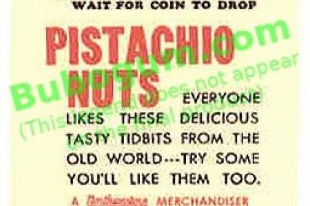 Northwestern 36 De Luxe Merchandiser  Pistachio Nuts