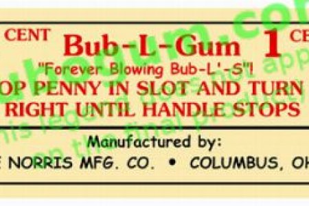 Early Master Bub-L-Gum  1c - DC288