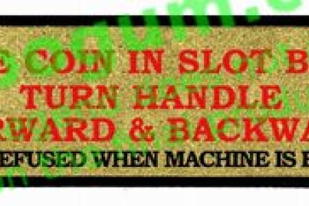 Advance - Coin In Slot - DC302