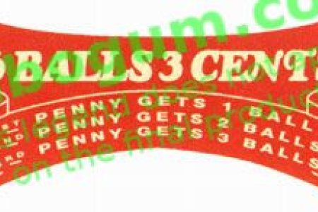 Bluebird  6 Balls 3 Cents - DC389