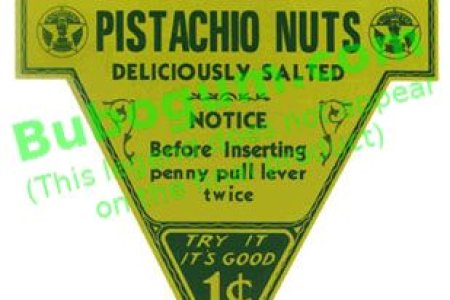 Columbus  Pistachio Nuts 1c Paper Label - DC410