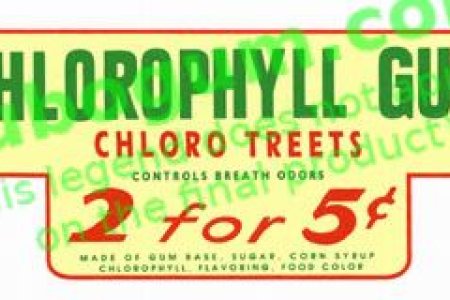 Chlorophyll Gum  2 for 5c - DC470