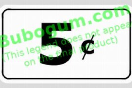 Rectangle, Black, 5c - DC493
