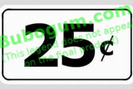 Rectangle, Black, 25c - DC495