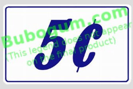 Rectangle, Blue 5c - DC497