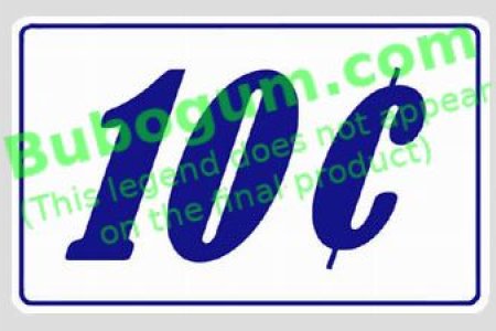 Rectangle, Blue 10c - DC498