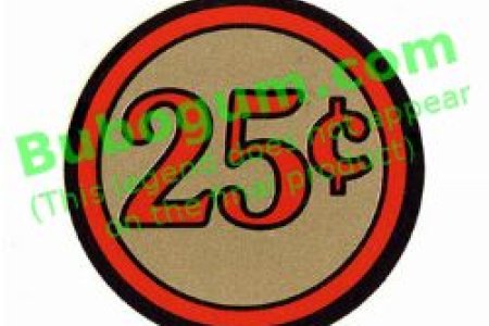 Red/Gold Circle 25c - DC519