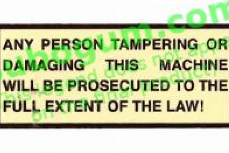 Warning, Tan - DC524