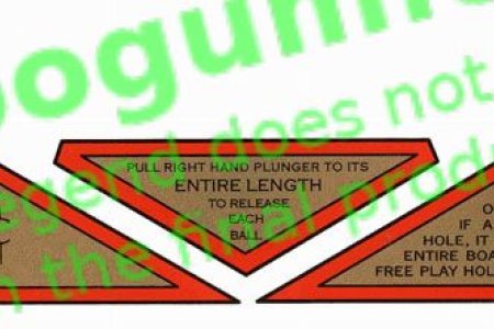 Pinball, 7 Balls For 1c (set of 3 decals) - DC531