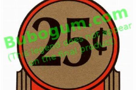 Art Deco, Gold, 25c - DC536