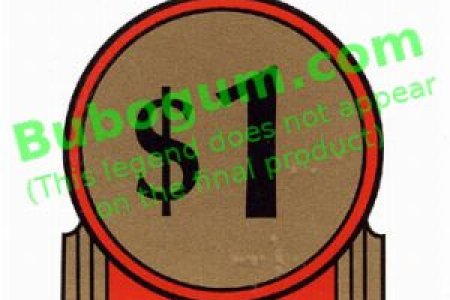 Art Deco, Gold, $1 - DC538