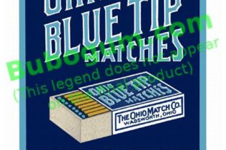 Columbus Model 25 Ohio Blue Tip Matches - Large - DC577