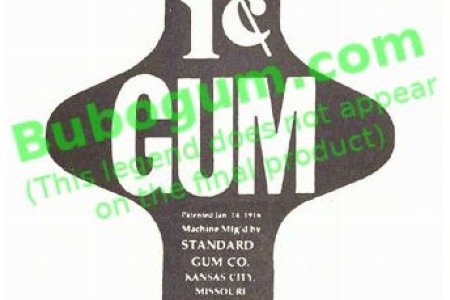 1c GUM - STANDARD GUM CO. (Black) - DC558