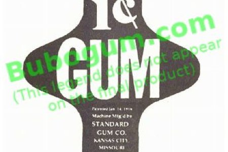 1c Gum Standard Gum Co. (Black) DC558