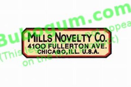 Mills Novelty Co. Address - DC570