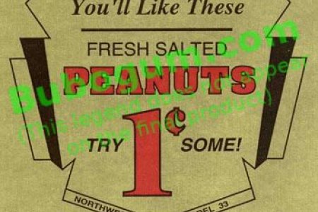 Northwestern 33 Peanuts  1c (Gold Foil) - DC576