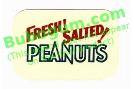 Northwestern 31 Merchandiser  Fresh! Salted! Peanuts Card - DC611