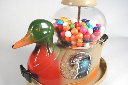 Carousel Duck Gumball Machine