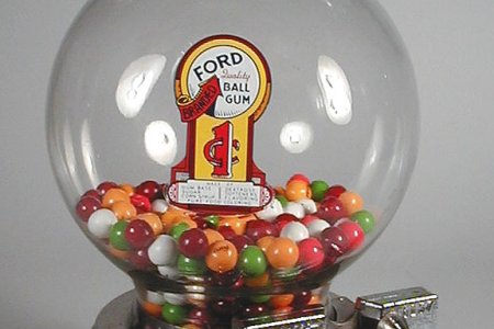 Ford Gumball Machine with Slug Rejecter