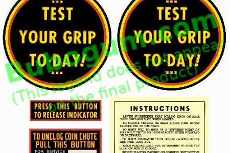 Gottlieb Grip Test - DC099