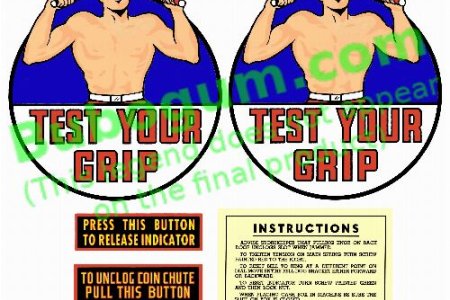 Gottlieb Grip Test - DC245