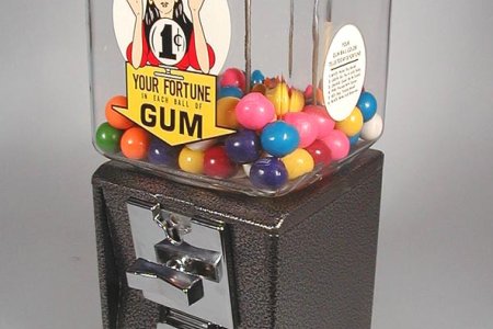 Northwestern 60 Fortune Gumball Machine