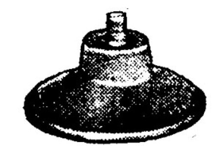 Acorn, Ford, Victor (and others) Rubber Suction Cup with molded-in 8-32 machine screw - RF001 