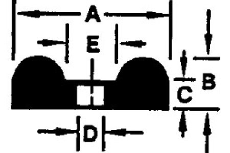 Columbus Rubber Feet - RF004 