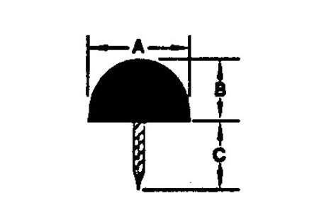 Tack Bumper - Round Head  - RF028