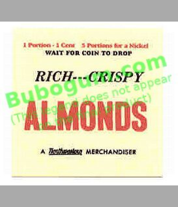 Northwestern 36 De Luxe Merchandiser Almonds - DC254