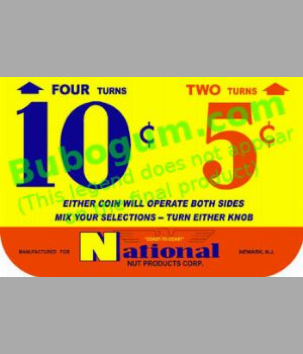 Northwestern Dual Nut Coin Entry - DC342