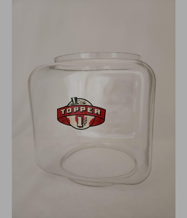 Victor Topper Square Globe with Topper Deluxe Decal - GB003D