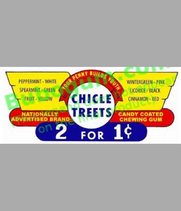 Chicle Treets  2 for 1c - DC022