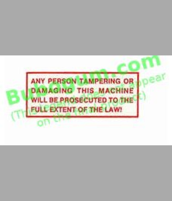 Warning - DC097