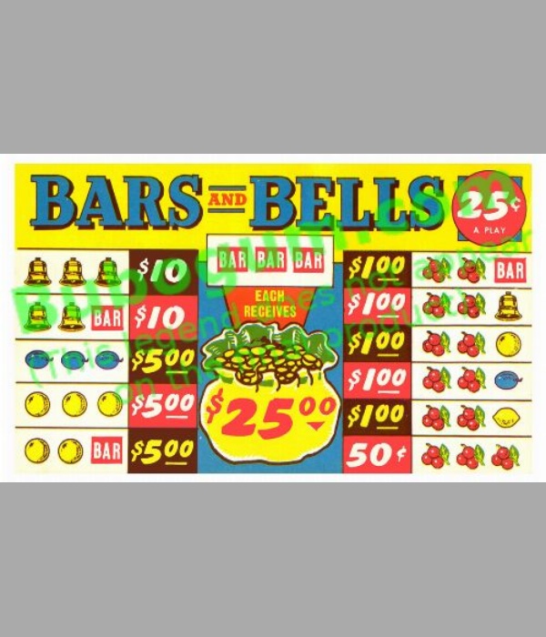 Bars and Bells  25c (For Victor Baby Grand) - DC217A