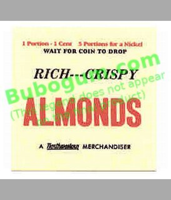 Northwestern 36 De Luxe Merchandiser Almonds - DC254