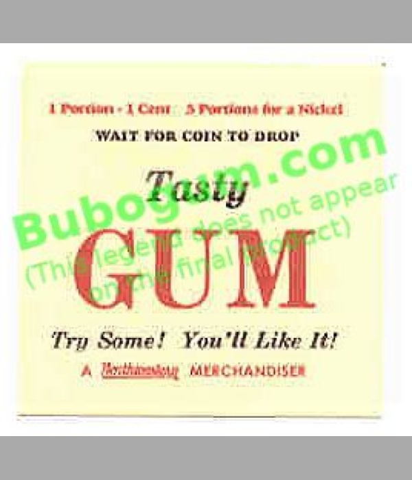 Northwestern 36 De Luxe Merchandiser Gum - DC256