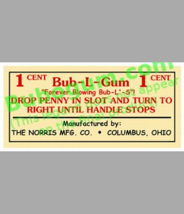 Early Master Bub-L-Gum  1c - DC288