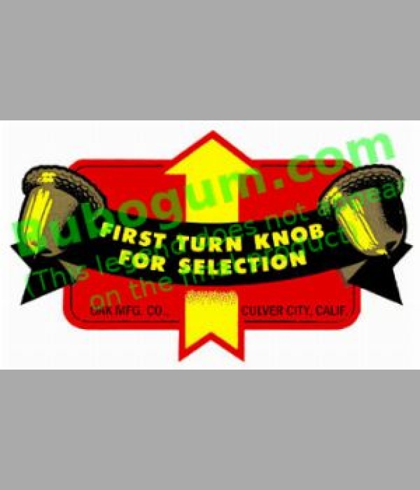 Acorn  Goldmine - Turn Knob for Selection - DC306